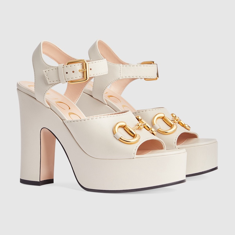 674776.BKO00.9049.002.090.0000.Light Womens platform sandal with Horsebit